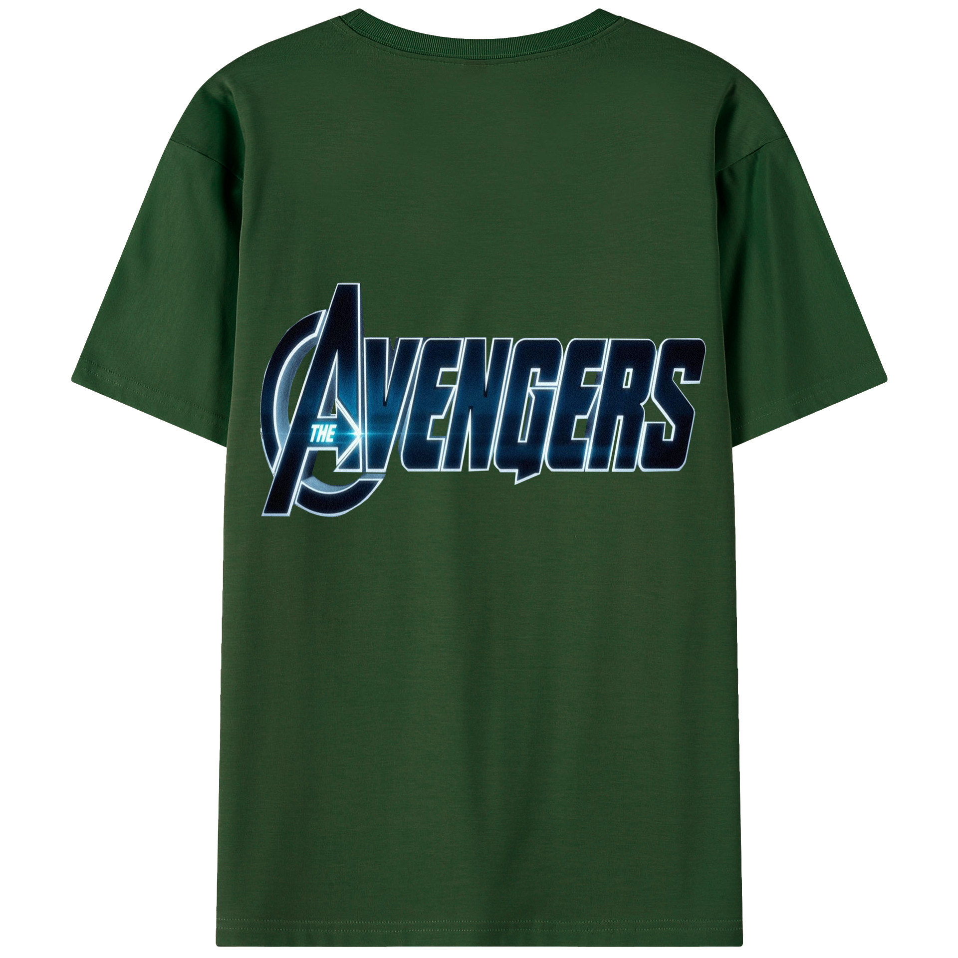 （画像用） アベンジャーズ The Avengers 綿100％半袖Tシャツ（背面プリント）